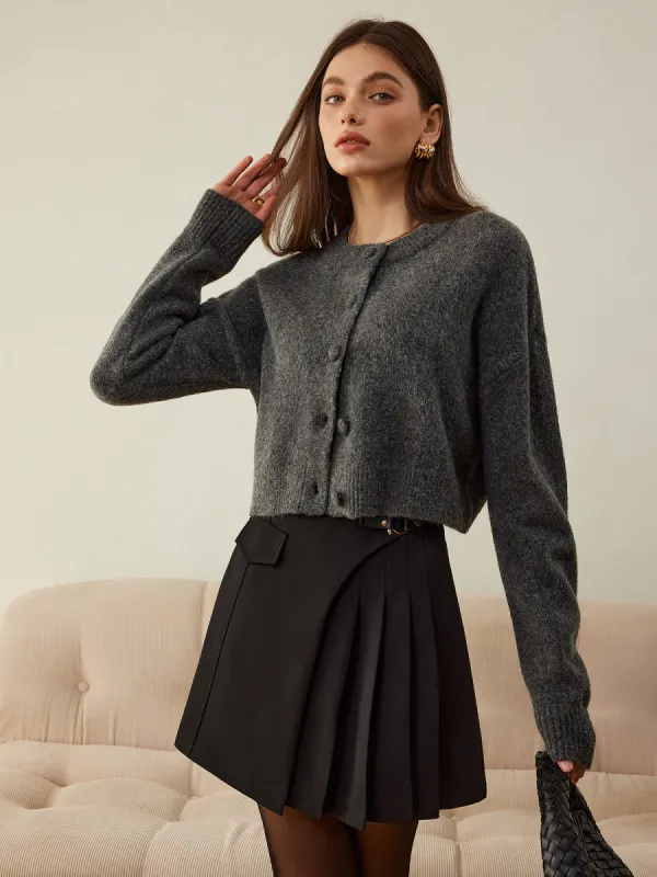 Versatile Button Short Cardigan sold by COMMENSE