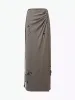 Wool-Blend Pleated Sequins Sweater Skirt sold by COMMENSE
