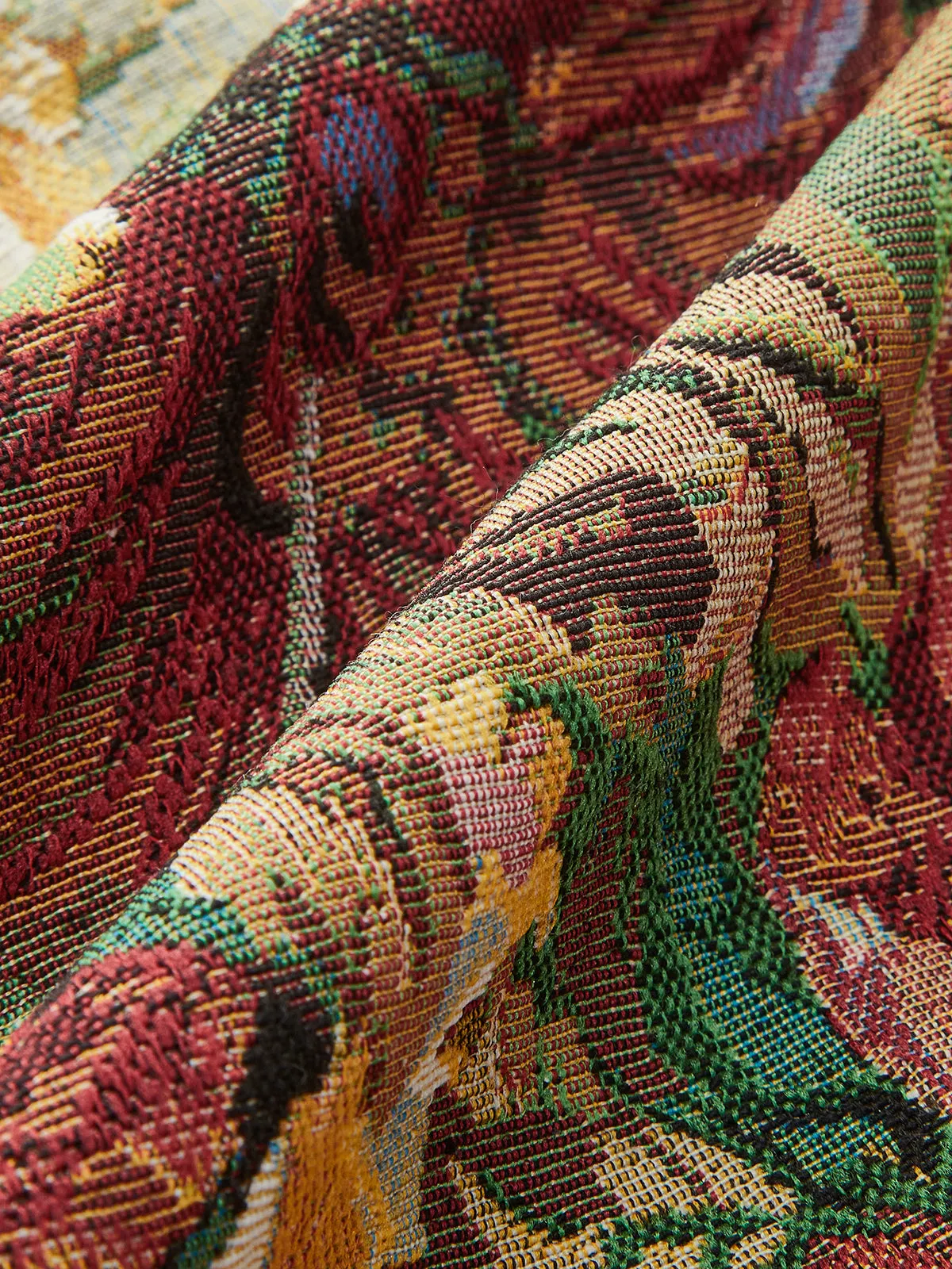 Mid-Waist Pockets Floral Skirt sold by COMMENSE product image thumbnail 3