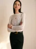 Textured Semi-Sheer Slim T-Shirt sold by COMMENSE