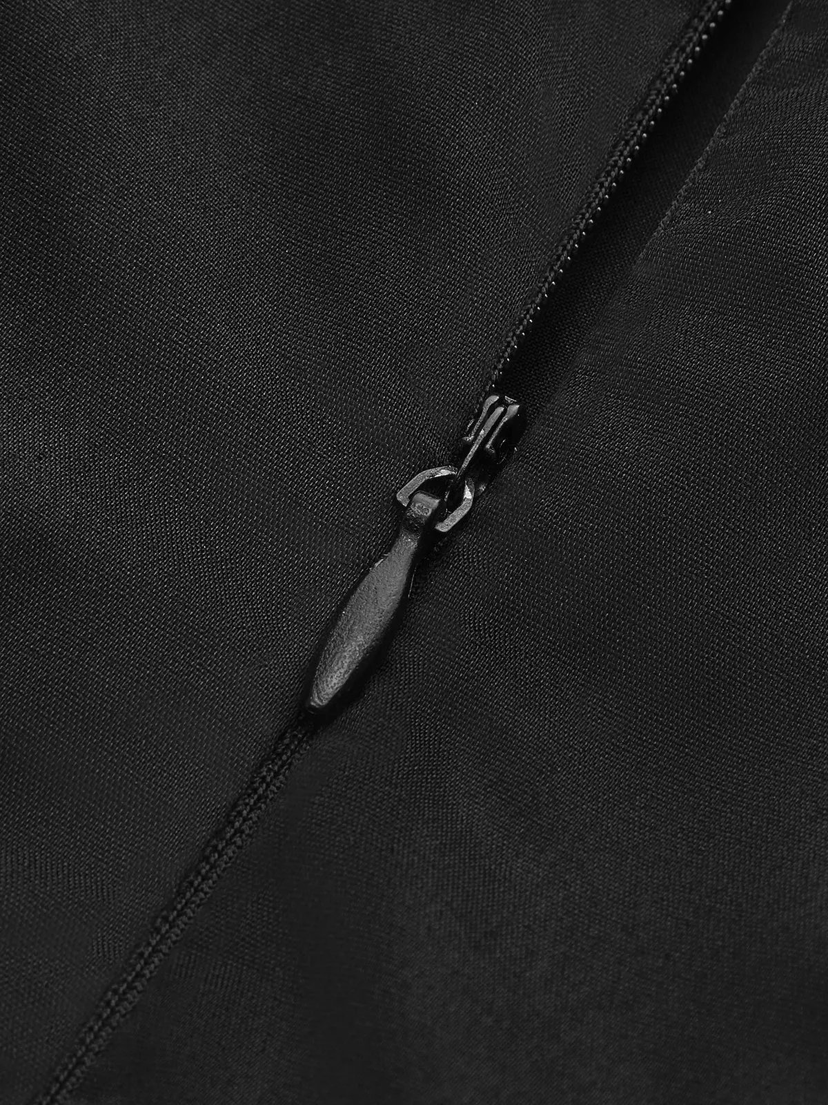 Pleated Zipper Strappy Short Dress sold by COMMENSE product image thumbnail 3