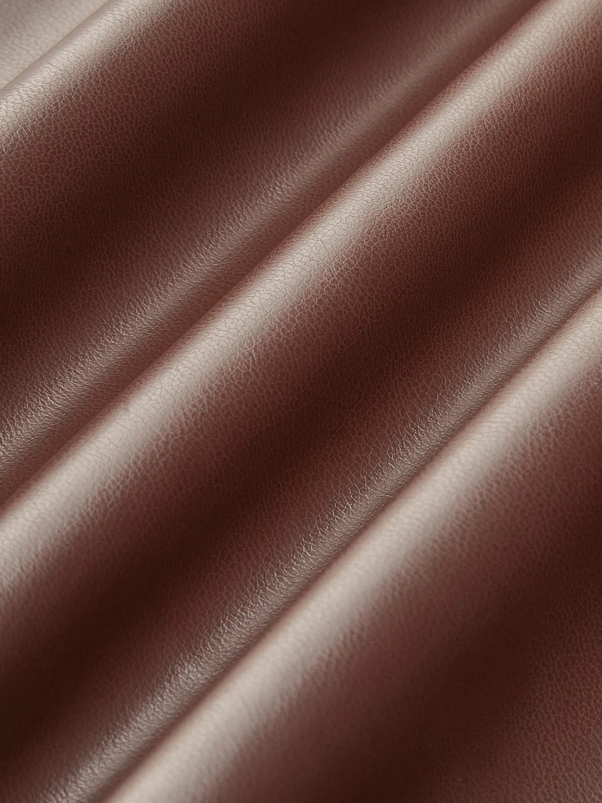 Faux Leather One-Shoulder Zipper Tank Dress sold by COMMENSE product image thumbnail 3