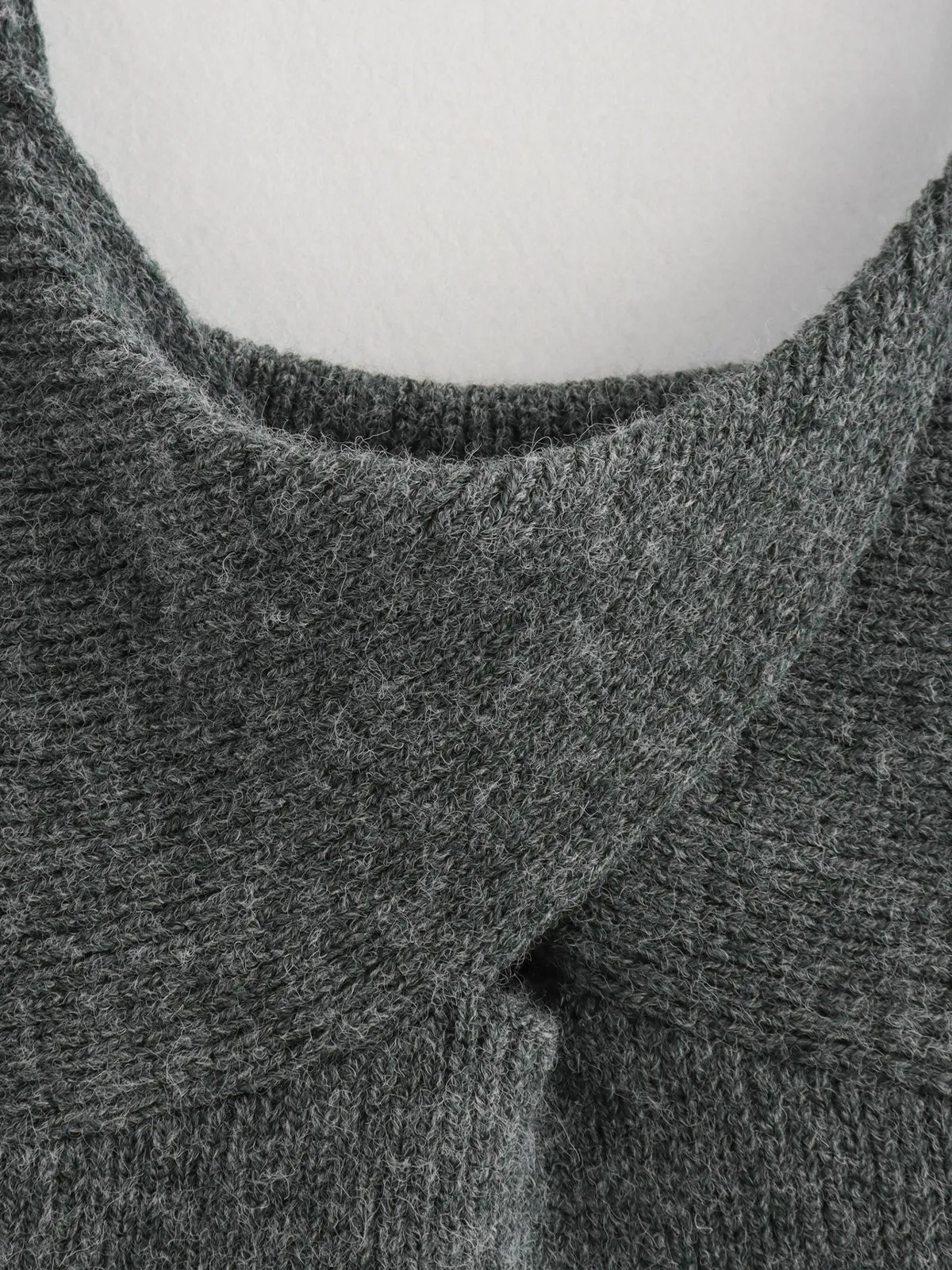 Spaghetti Strap Knotted Sweater Vest sold by COMMENSE product image thumbnail 3