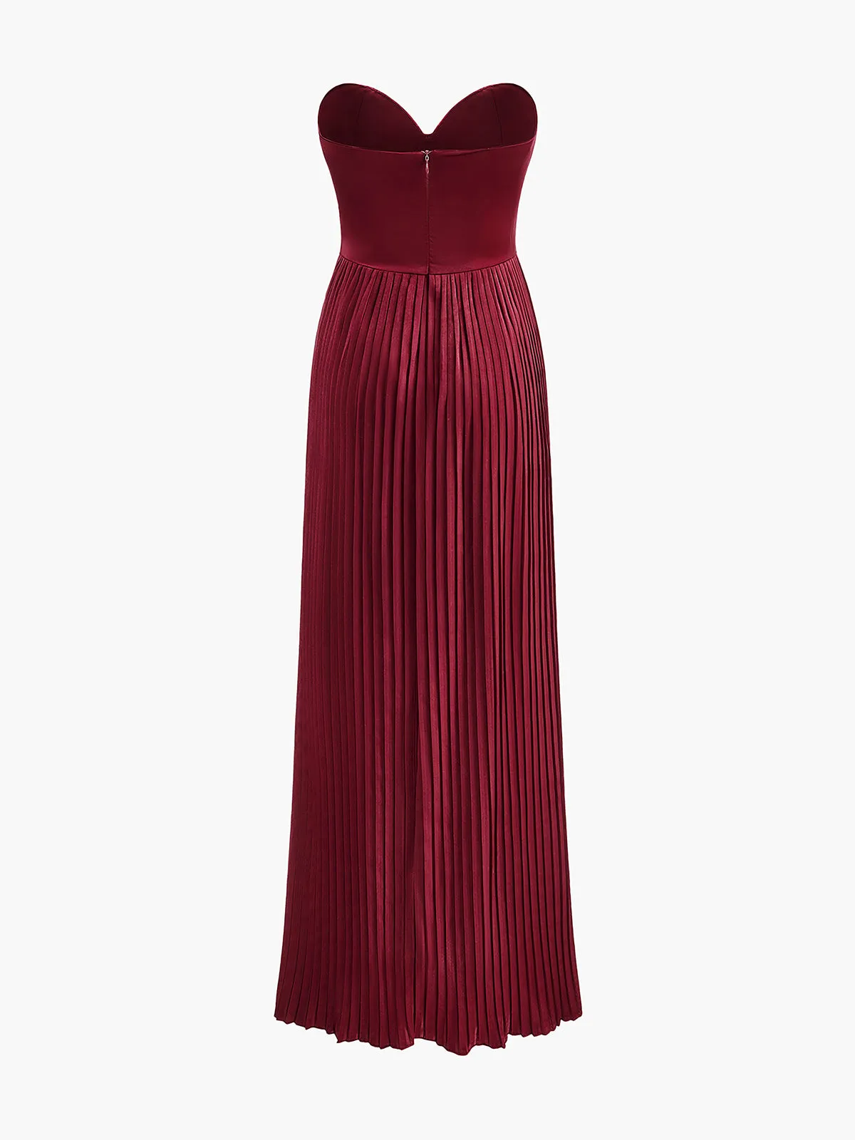 Pleated Slim Tube Long Dress sold by COMMENSE product image thumbnail 2