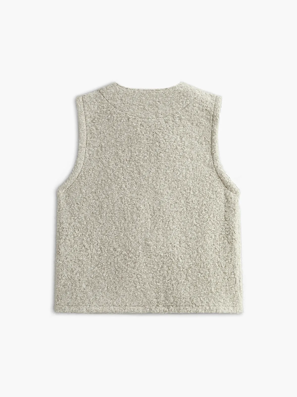 Round Neck Bow Front Vest sold by COMMENSE product image thumbnail 4