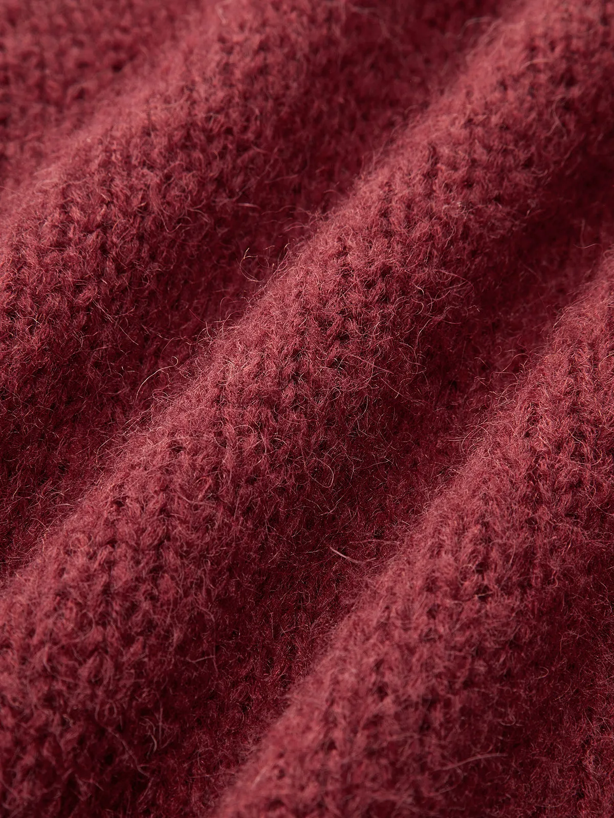 Elegant Wool-Blend Floral Sweater sold by COMMENSE product image thumbnail 4