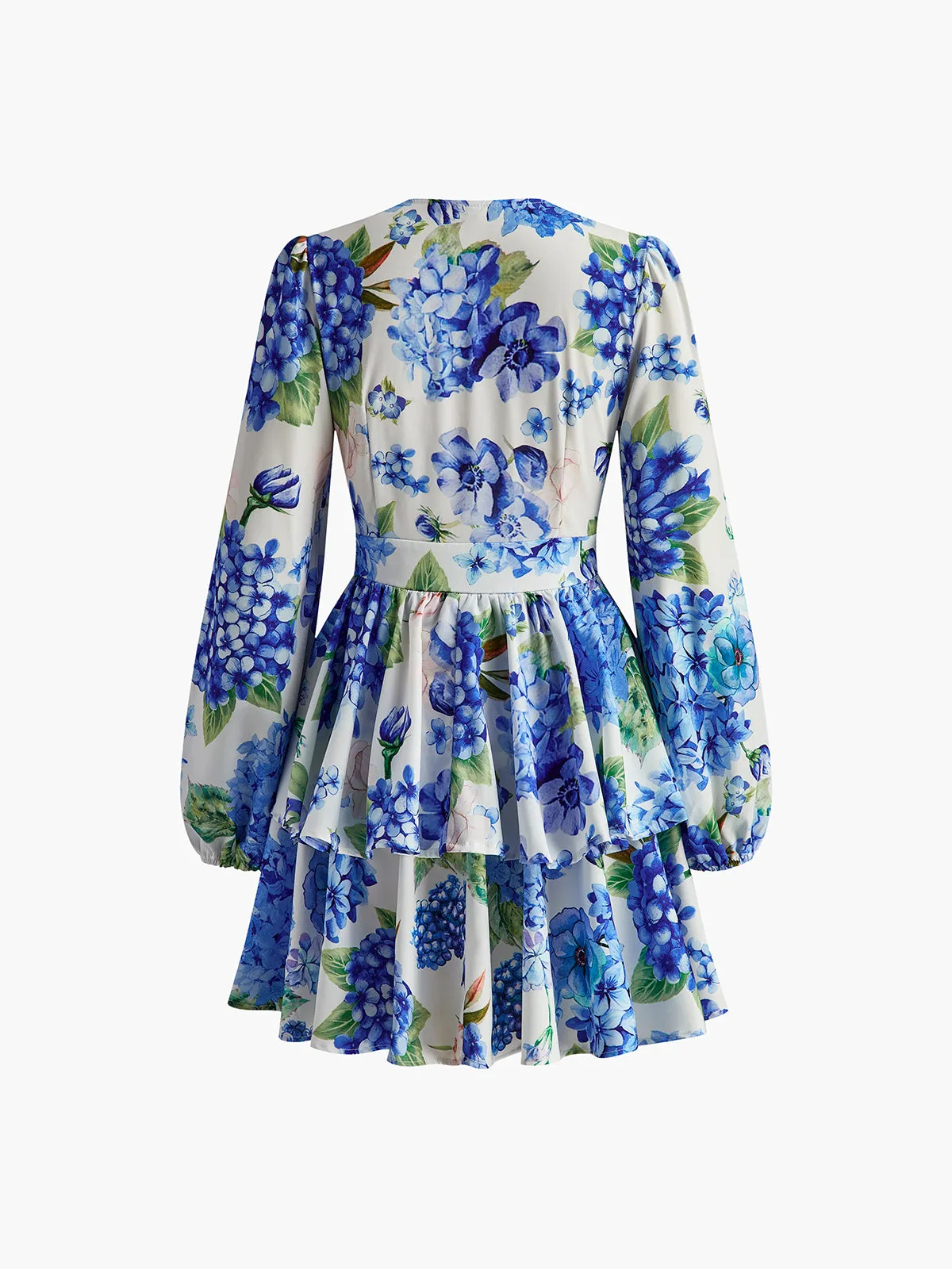 Grape Printed Ruffle Dress sold by COMMENSE product image thumbnail 3