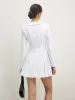 Lapel Breasted Pleated Dress sold by COMMENSE