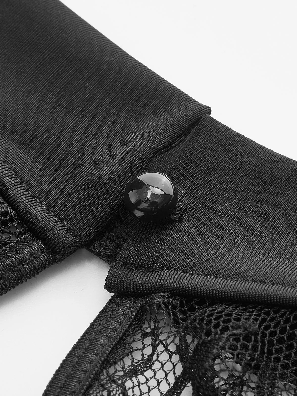 Cutout Lace Panel Skinny Top sold by COMMENSE product image thumbnail 5