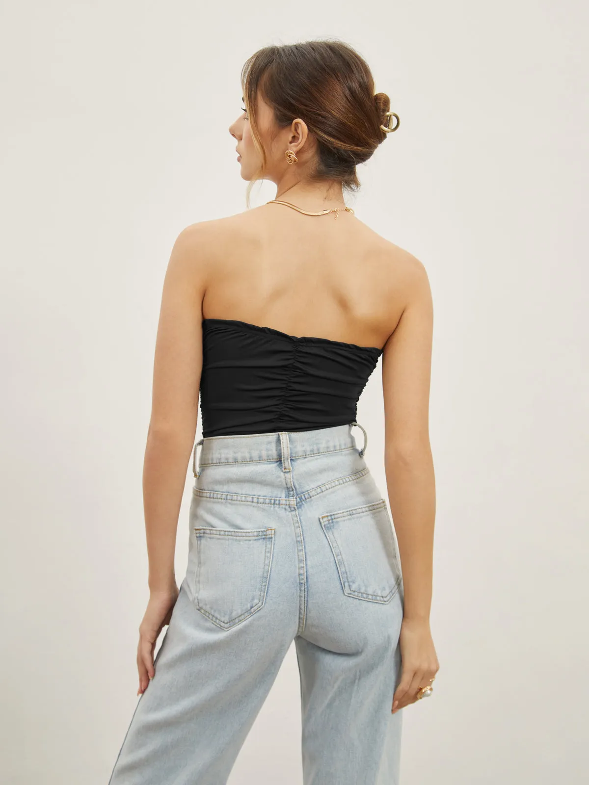 Strapless Wire Bustier Tube Top sold by COMMENSE product image thumbnail 3