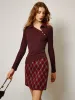 Asymmetrical Button Skinny Polo T-Shirt sold by COMMENSE
