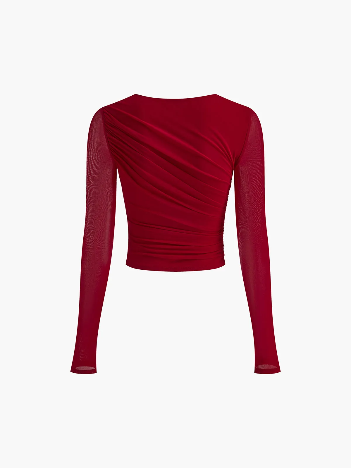 Pleated Jersey T-Shirt sold by COMMENSE product image thumbnail 2