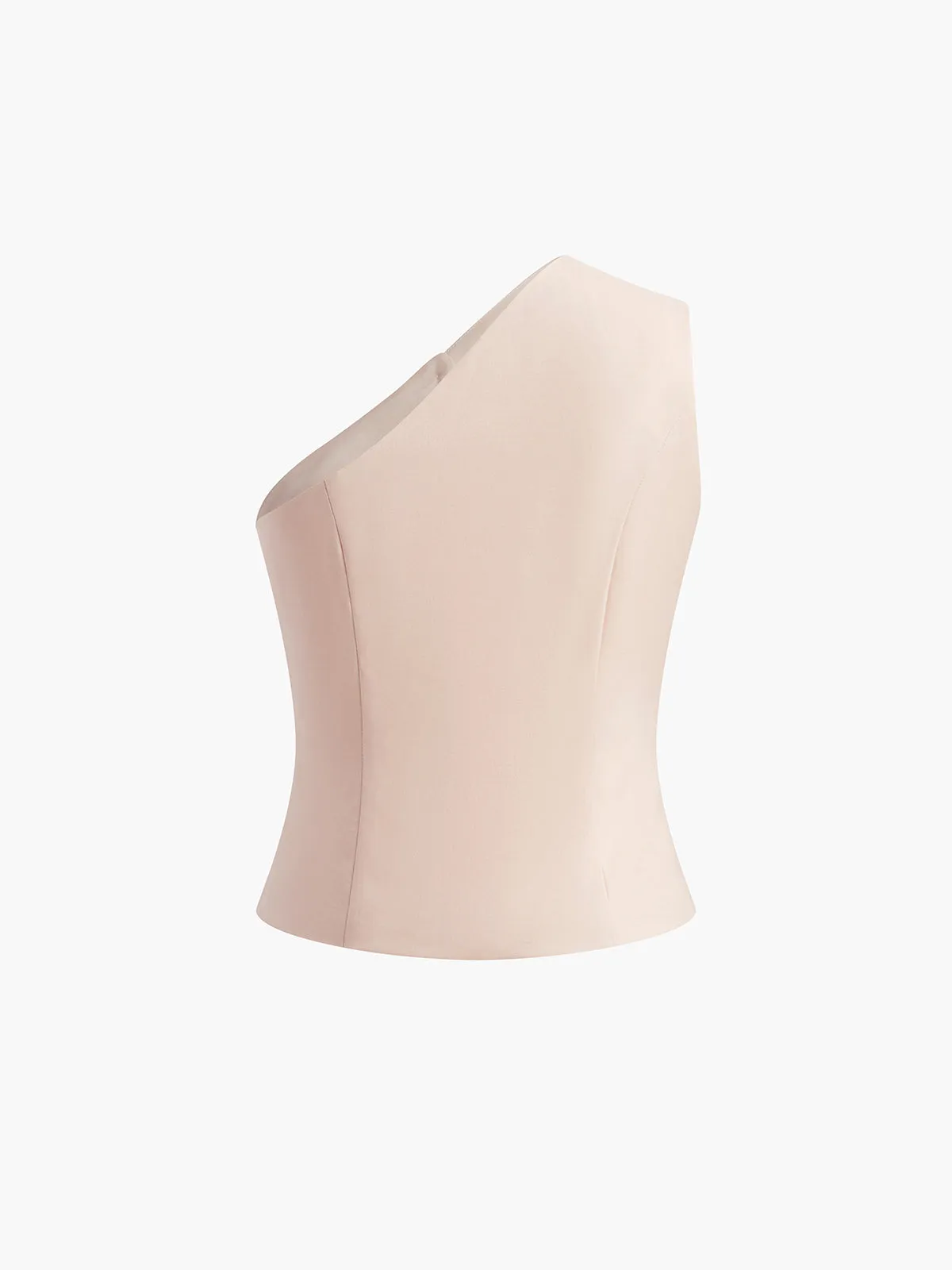 Button Front Asymmetrical Vest sold by COMMENSE product image thumbnail 3