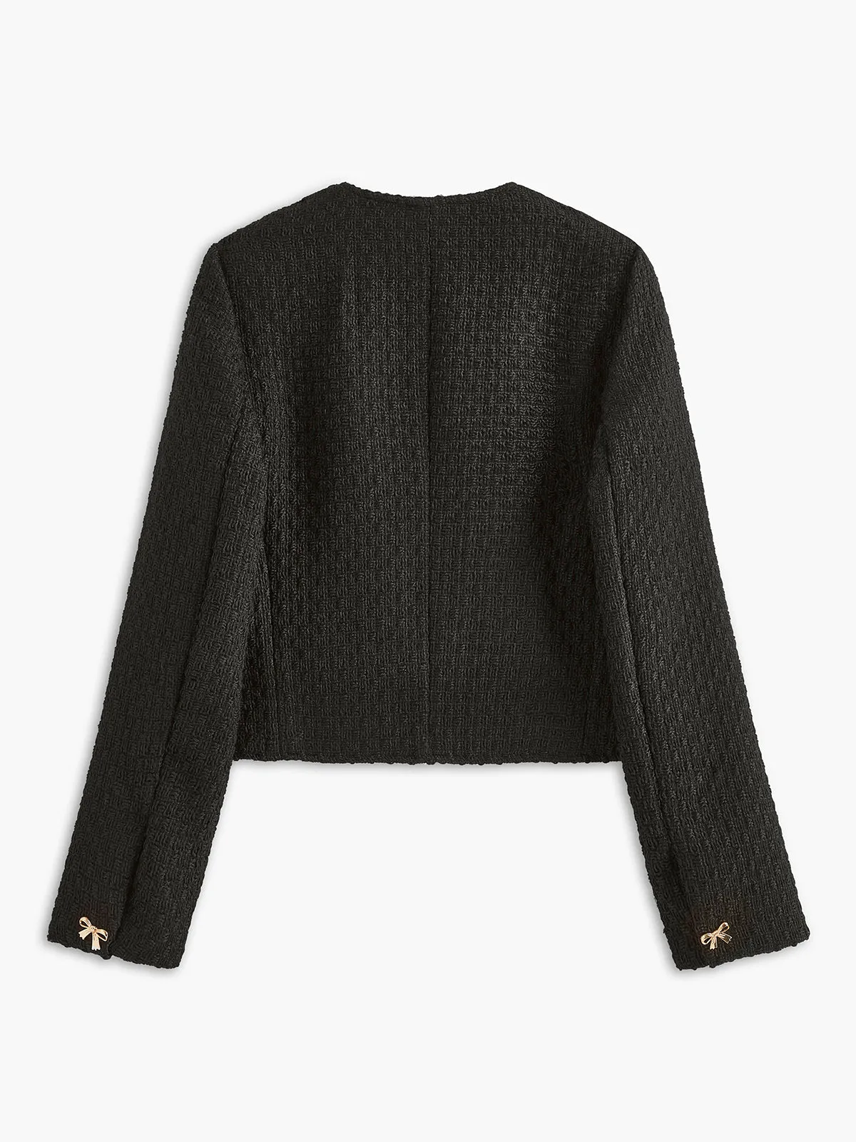 Golden Bow Tweed Jacket sold by COMMENSE product image thumbnail 3