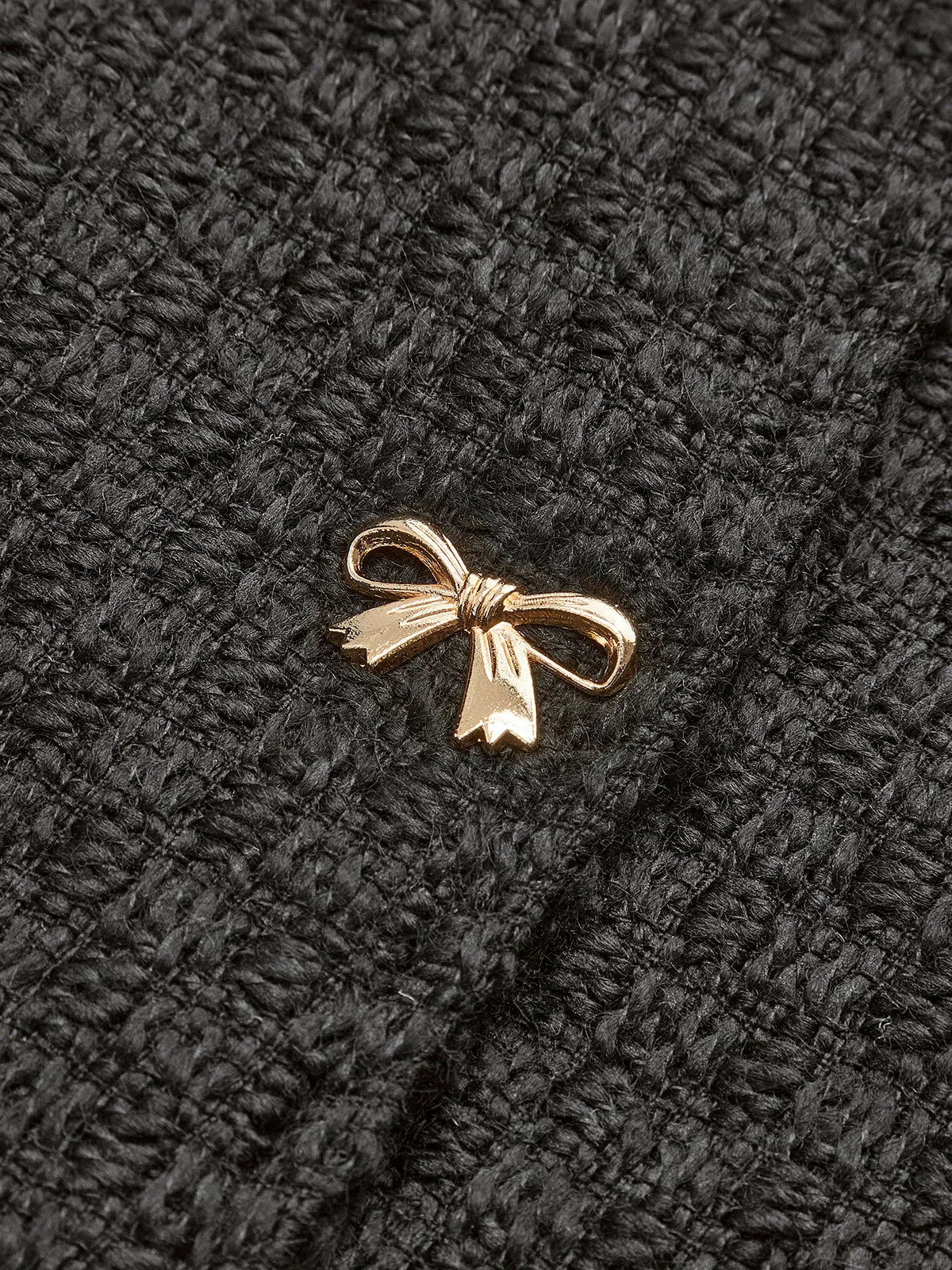 Golden Bow Tweed Jacket sold by COMMENSE product image thumbnail 2