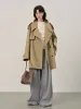 Lapel Oversized Belted Trench Coat sold by COMMENSE