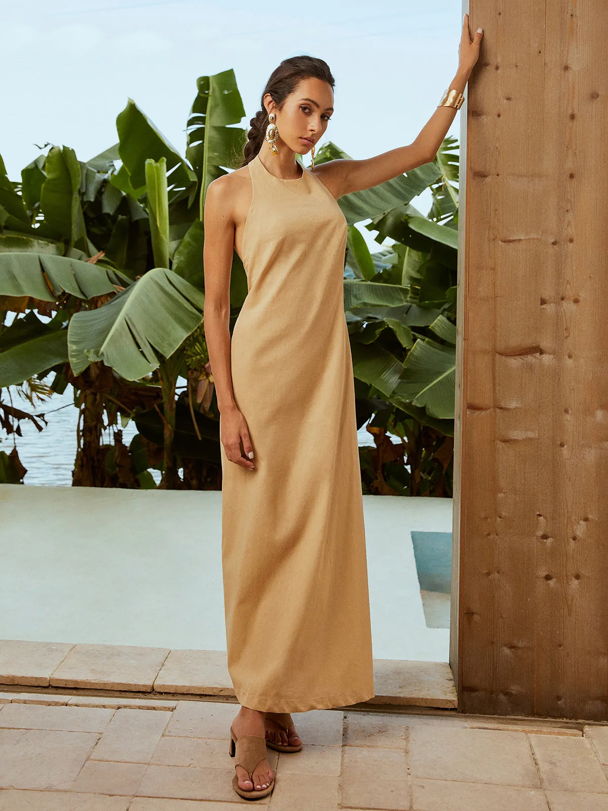 Backless Halter Long Dress sold by COMMENSE product image thumbnail 2