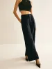 Versatile Pinstripe Wide-Leg Pants sold by COMMENSE