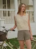 Casual Floral Sweater Vest sold by COMMENSE