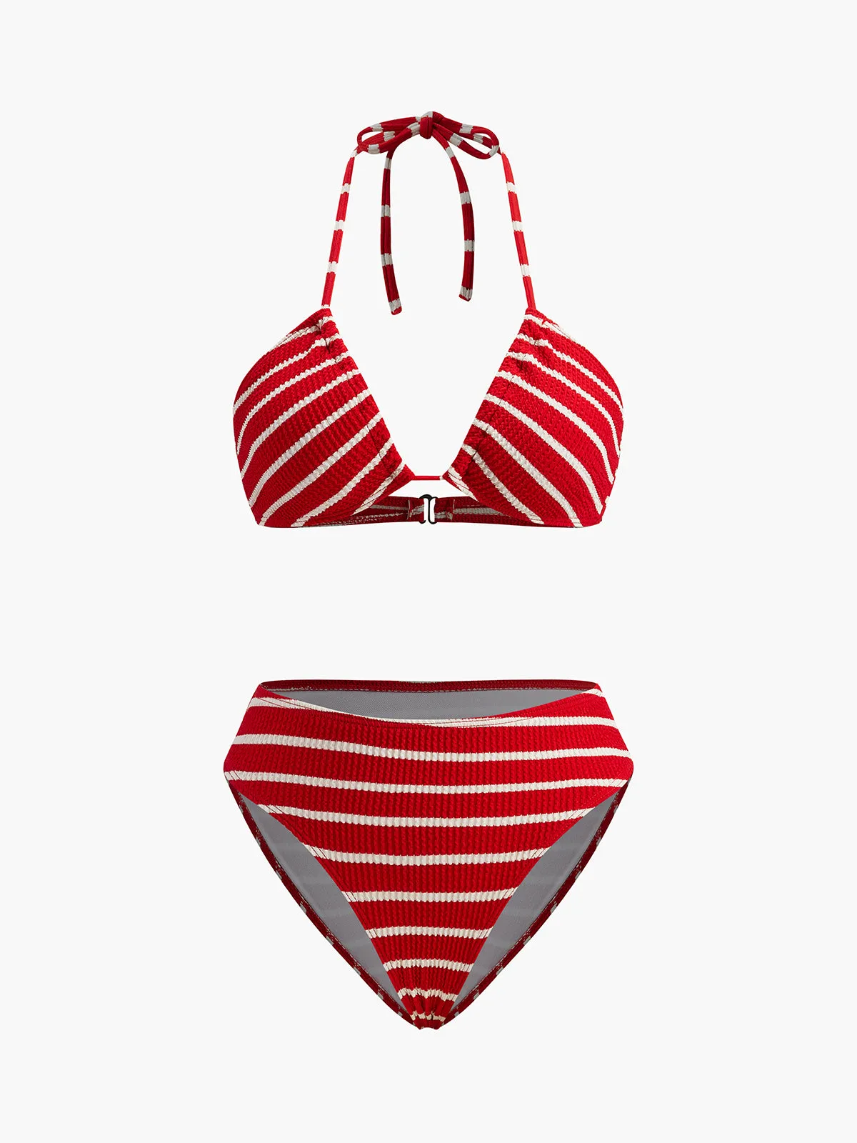 Striped Bikini With Matching Shorts sold by COMMENSE product image thumbnail 2