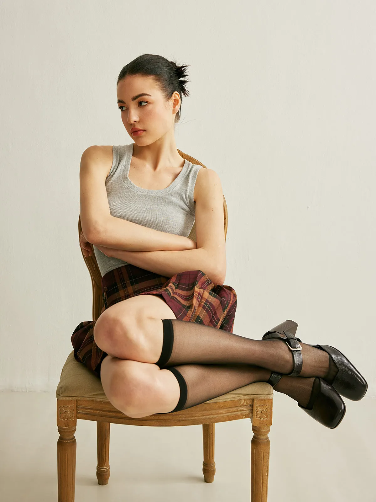 Black Fishnet Knee Highs sold by COMMENSE product image thumbnail 2