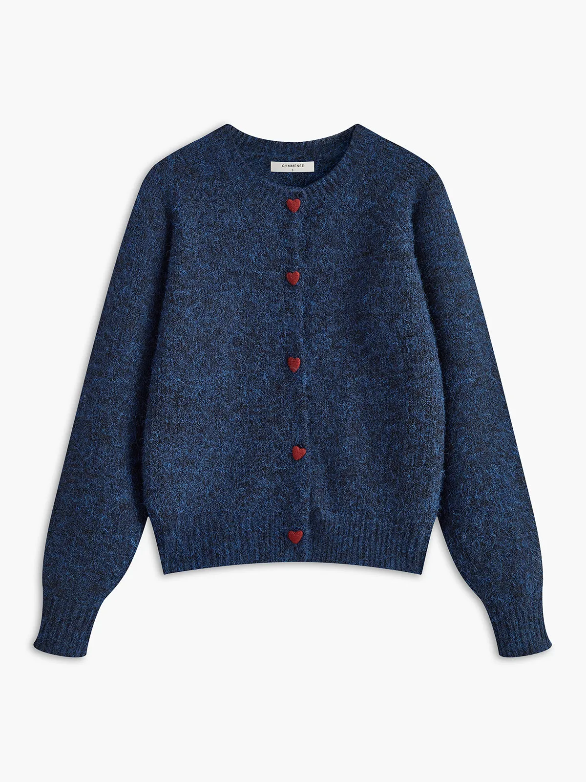 Elegant Heart-Button Cardigan sold by COMMENSE product image thumbnail 5