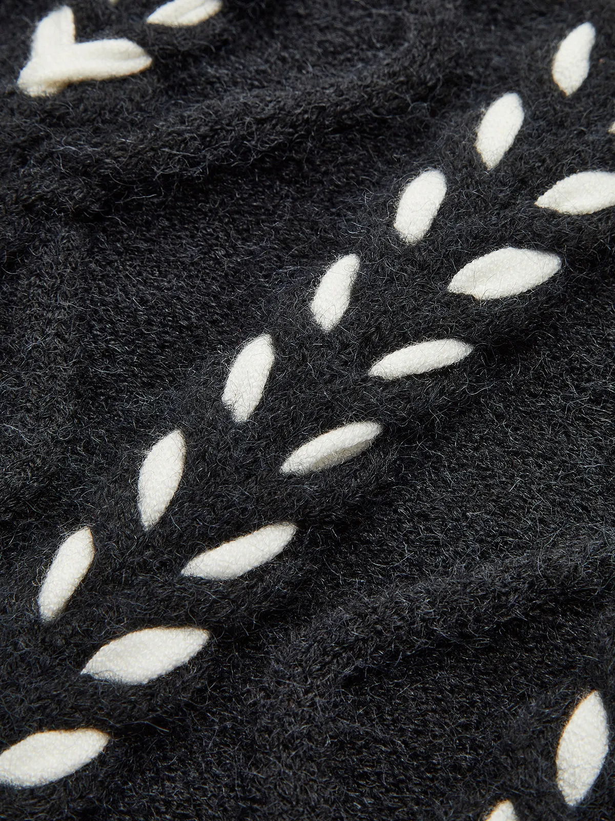 Contrast Binding Cinched Twist Sweater sold by COMMENSE product image thumbnail 3