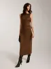 Back-Zipper Suede Tank Top sold by COMMENSE