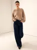 Oversized Striped Soft Sweater sold by COMMENSE