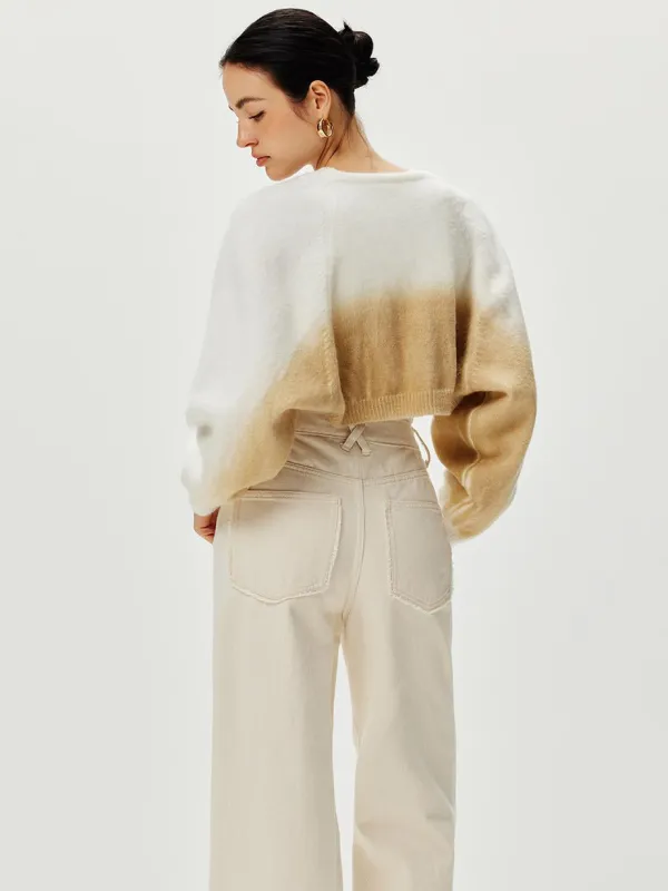 Oversized Gradient Knit Outerwear sold by COMMENSE