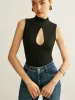 Keyhole Mock Neck Top sold by COMMENSE