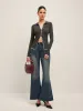 Ribbed Button-Front Cropped Cardigan sold by COMMENSE