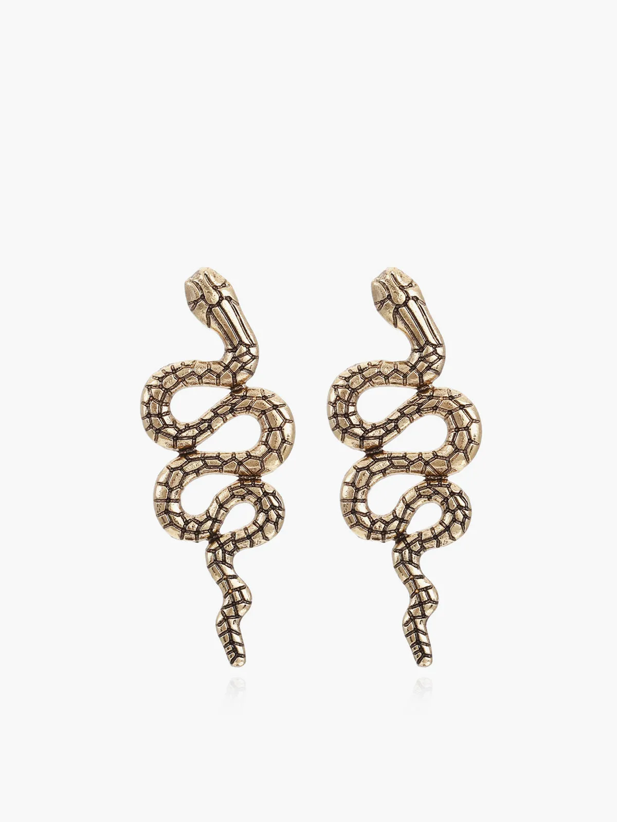 Snake Shaped Stud Earrings sold by COMMENSE product image thumbnail 3