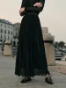 Lace Embroidered A-Line Skirt sold by COMMENSE