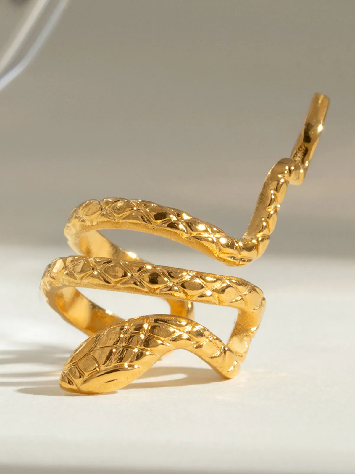 Single Snake-Shaped Ear Cuff sold by COMMENSE product image thumbnail 3