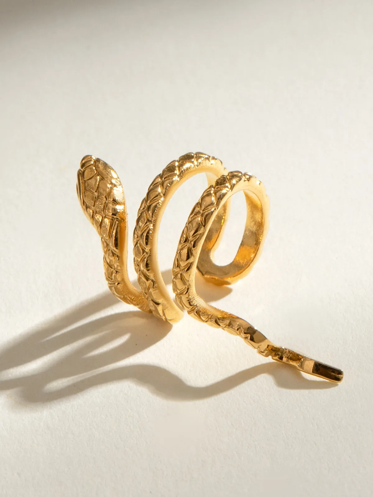 Single Snake-Shaped Ear Cuff sold by COMMENSE product image thumbnail 4