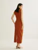 Elastic Waist A-Line Skirt sold by COMMENSE