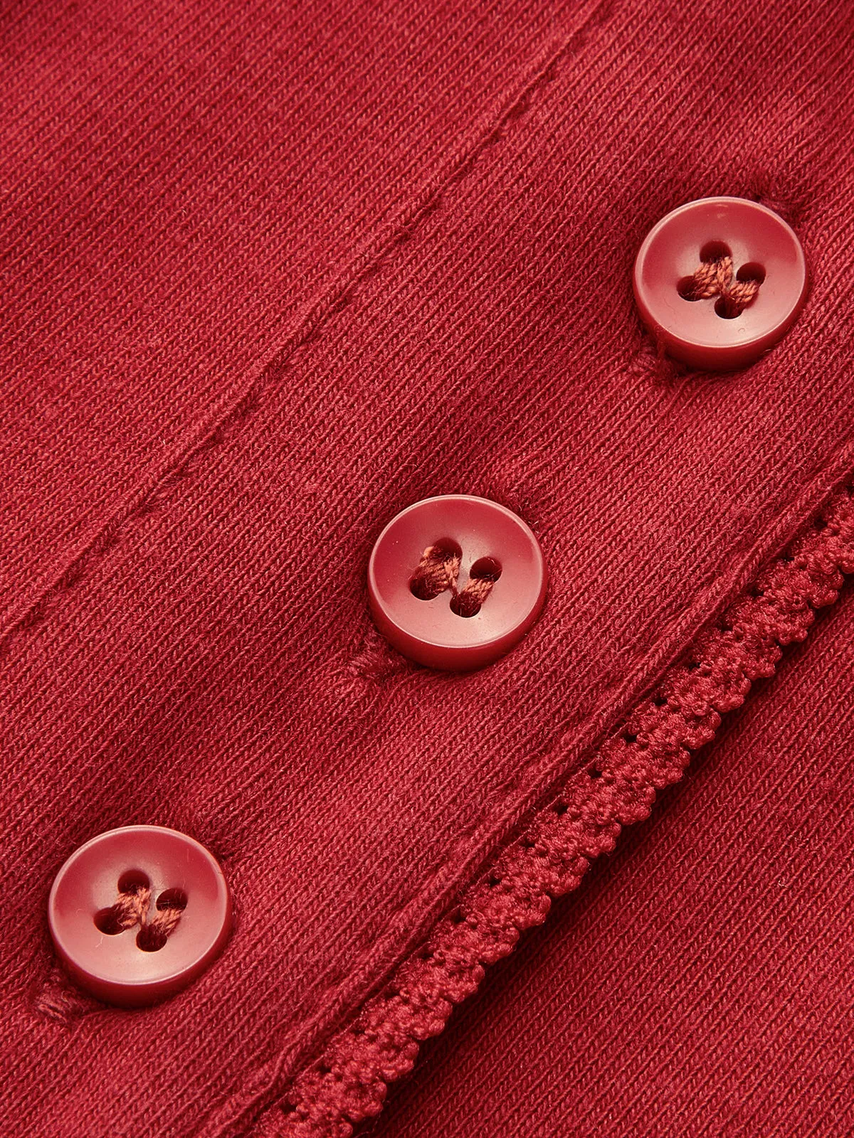 Button-Up Floral Pattern Pleated Dress sold by COMMENSE product image thumbnail 3