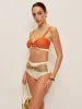 Color Block Belted Bikini Set sold by COMMENSE