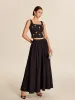 Floral Crystal Back Zipper Top sold by COMMENSE