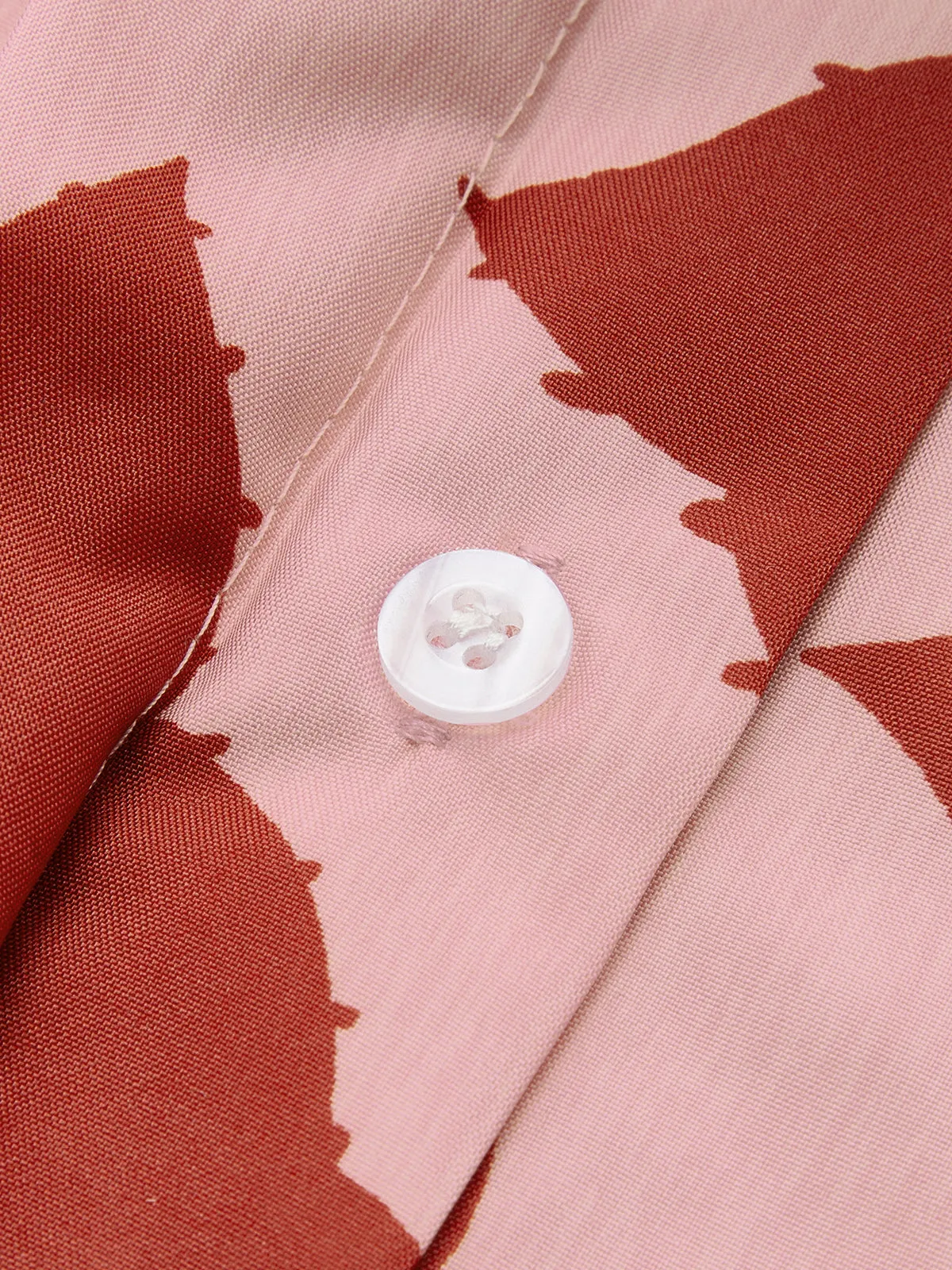 Floral Print Shirt Jumpsuit sold by COMMENSE product image thumbnail 4