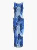 Sleeveless Floral Print Dress sold by COMMENSE