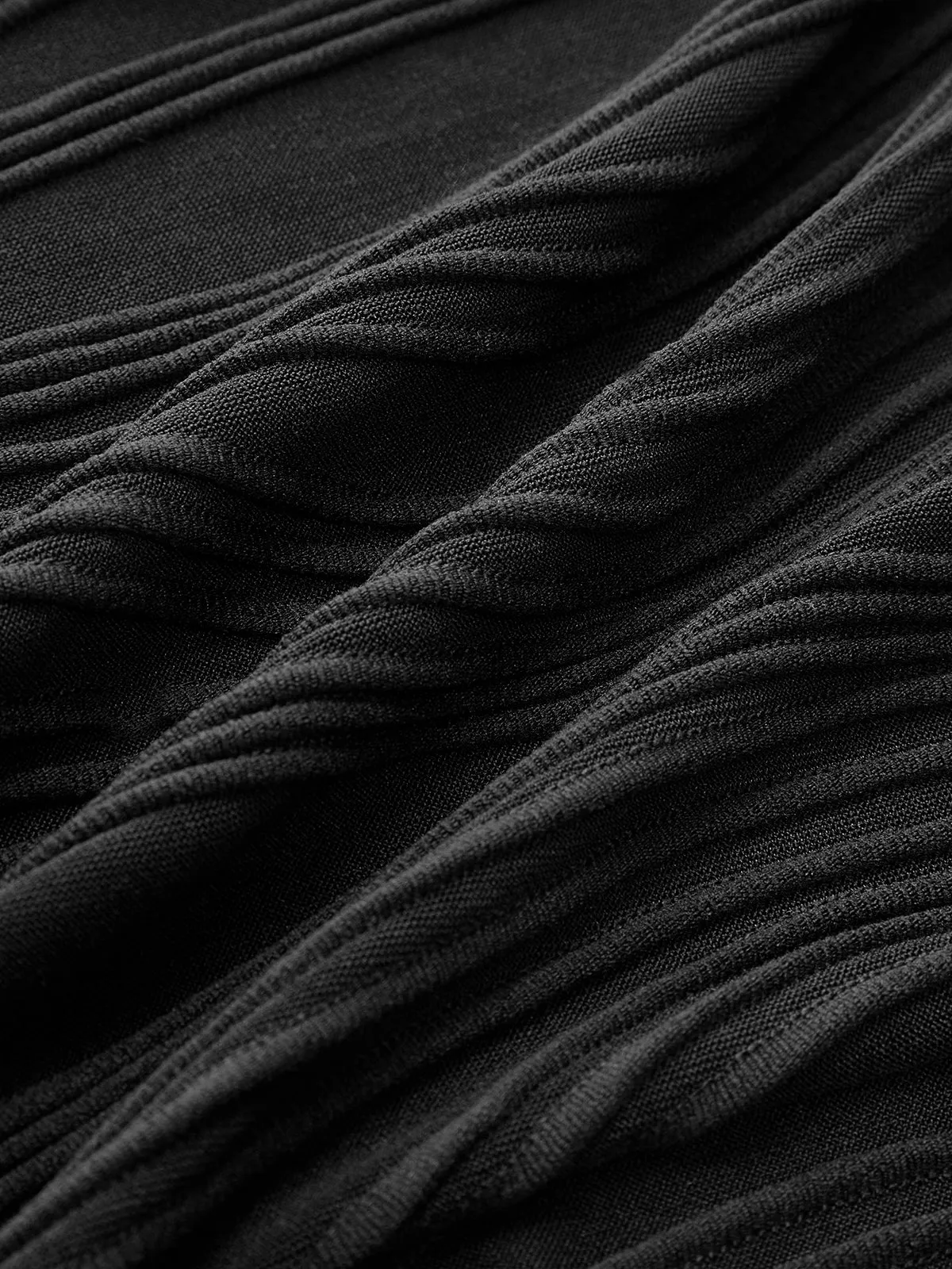 Pleated Halter Neck Dress sold by COMMENSE product image thumbnail 4