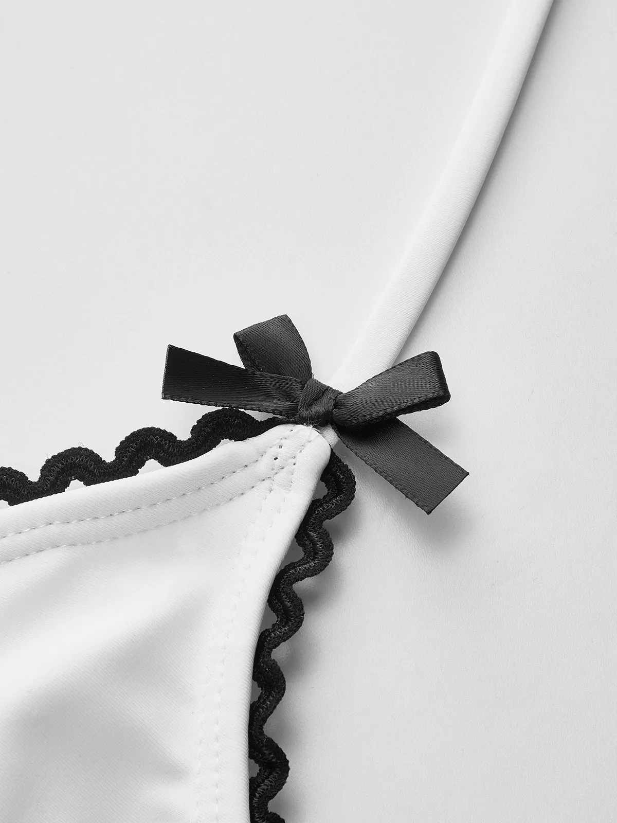 Bow Detail Tie-Back Swimsuit sold by COMMENSE product image thumbnail 4