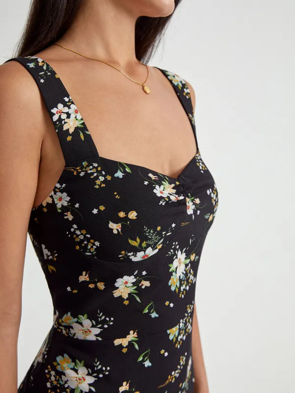 Sweetheart Lily Mini Strap Dress sold by COMMENSE