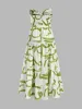 Twist Front Strapless Pleated Dress sold by COMMENSE