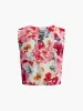 Floral Print Sleeveless Shorts Set sold by COMMENSE