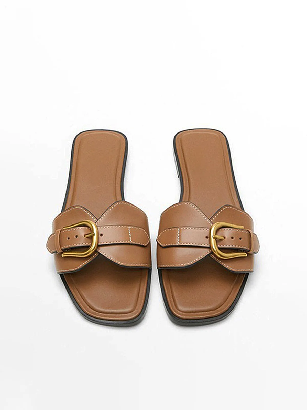 Buckled Strap Slide Sandals sold by COMMENSE