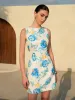 Floral Backless A-Line Dress sold by COMMENSE