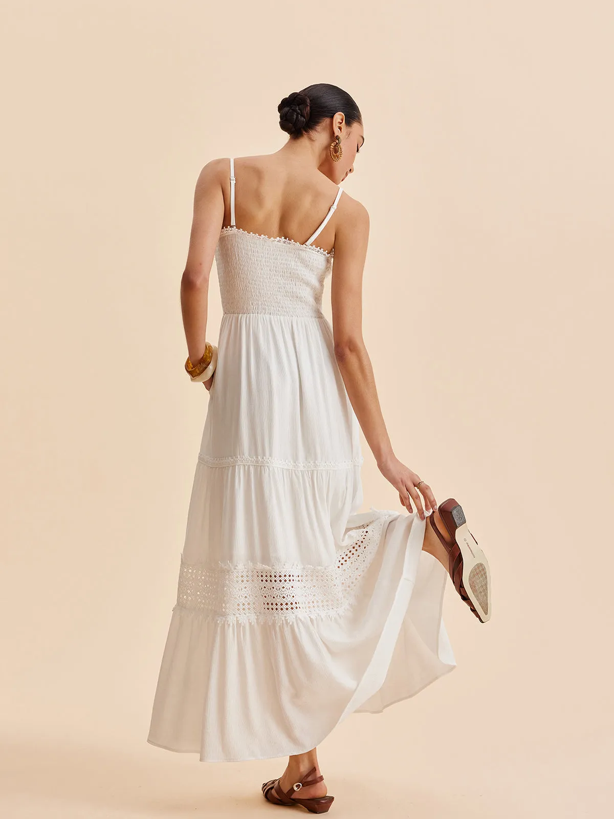 Smocked Cami Dress sold by COMMENSE product image thumbnail 5